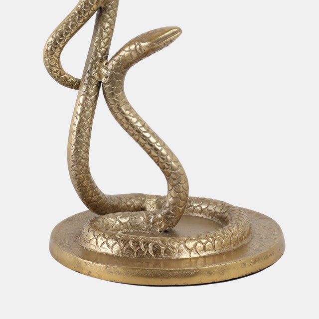 Bronze Snake Accent Table
