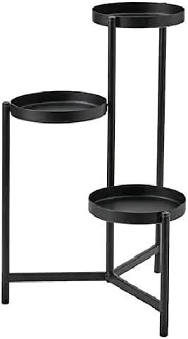 Steel Black Plant Stand