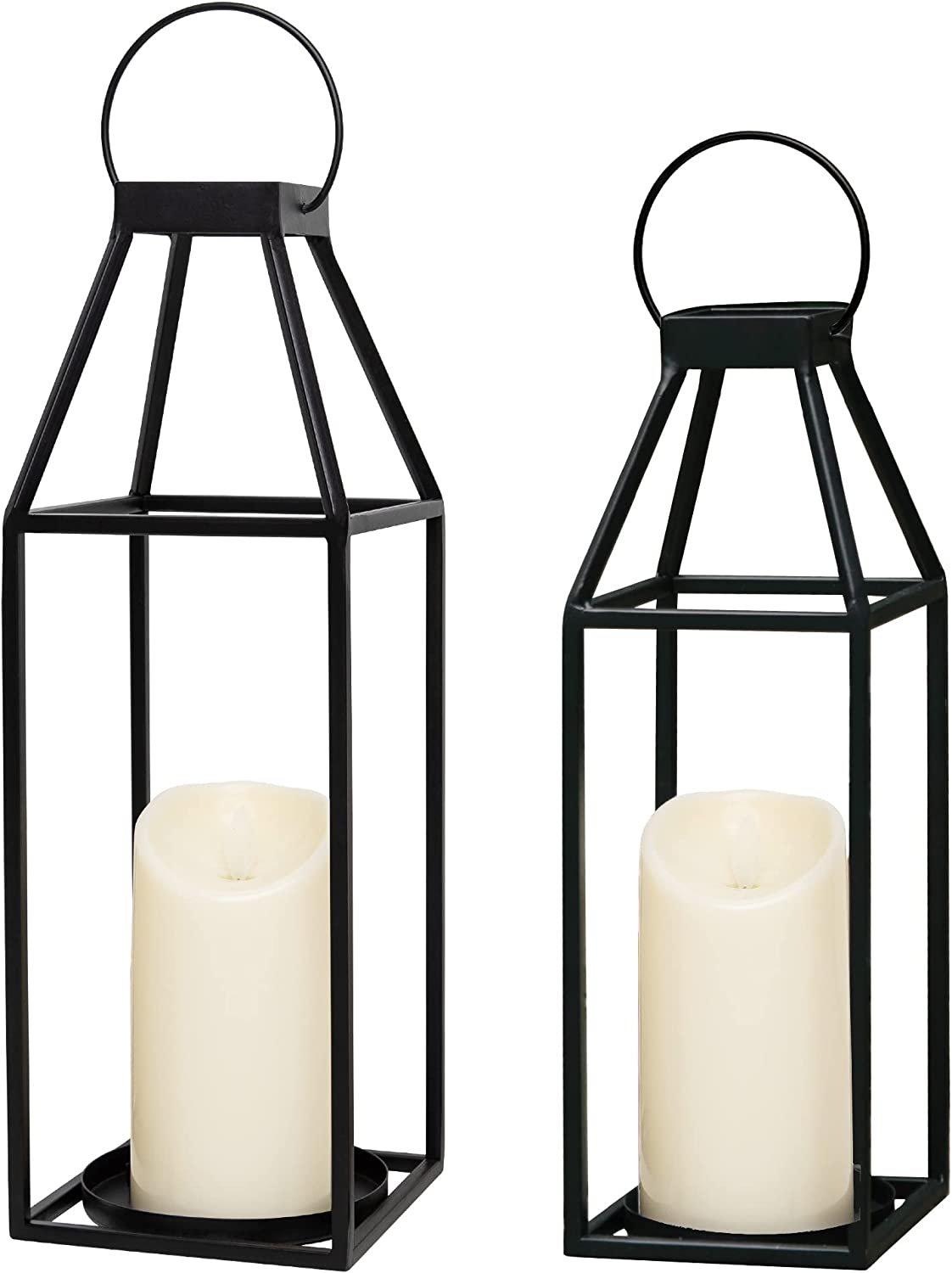 Black Metal Lantern