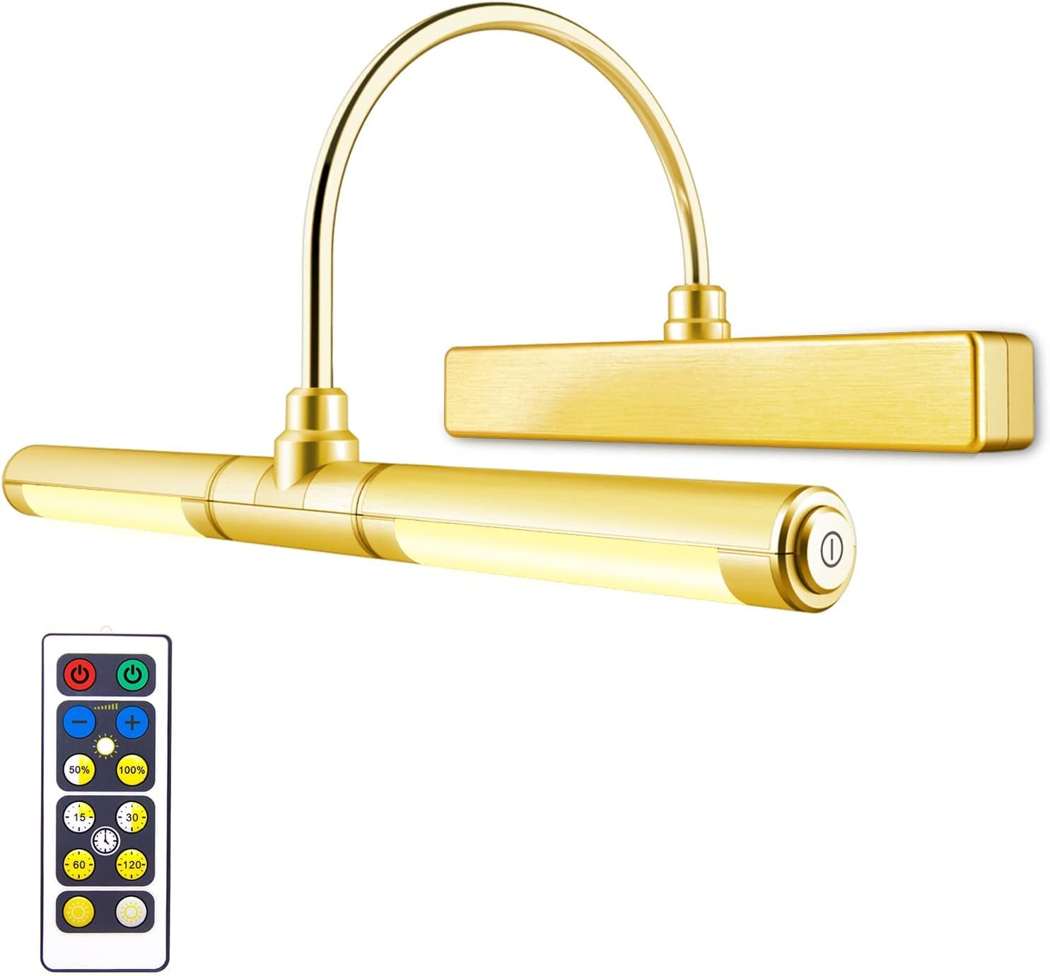 Gold Arched Picture Light