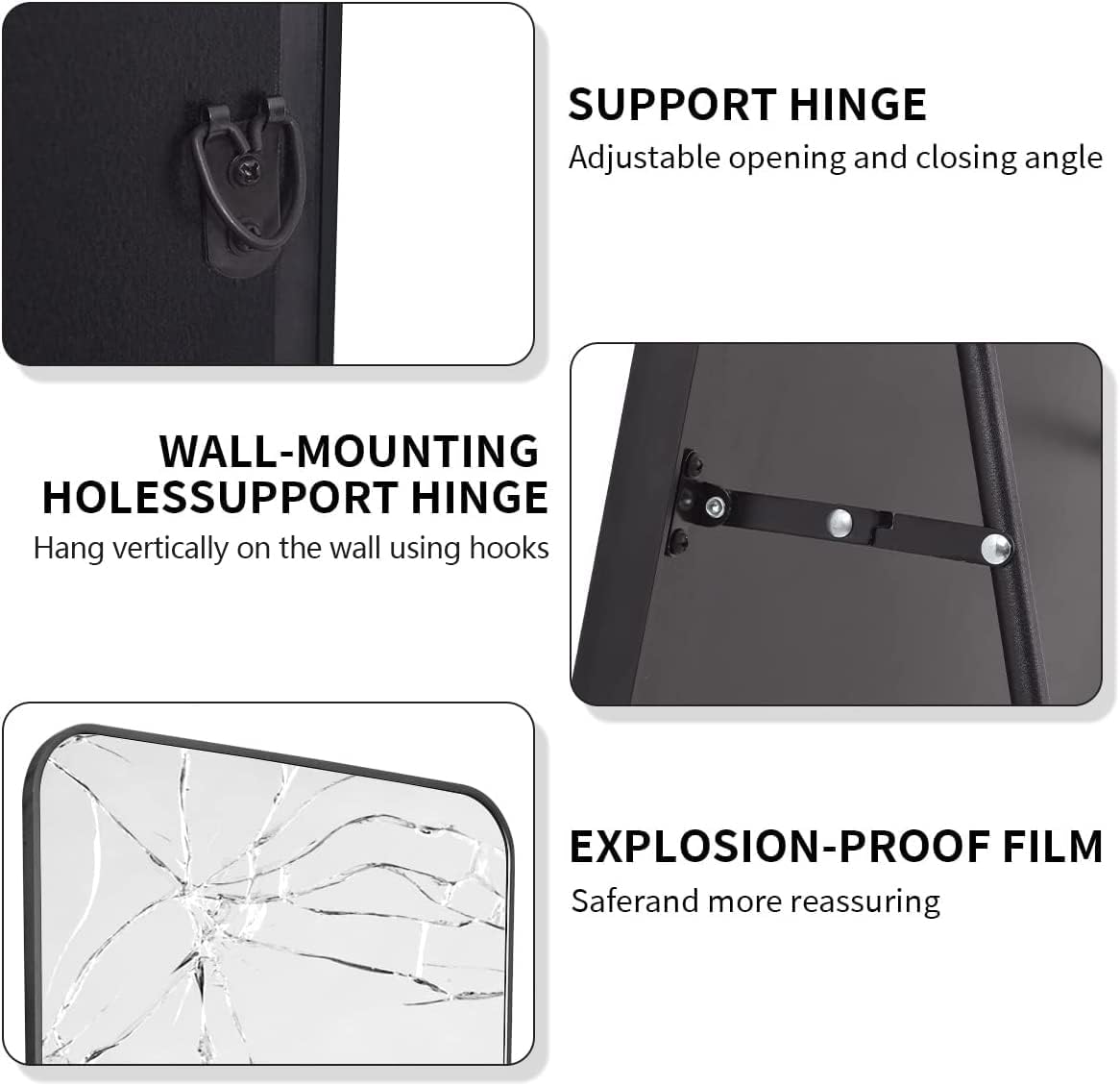 Full-Length Rounded Mirror