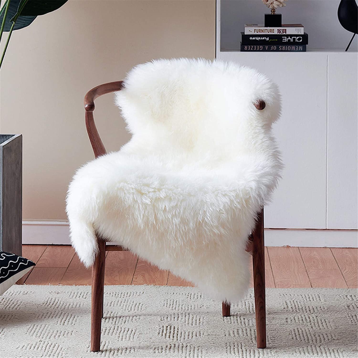 Fluffy Shag Sheepskin Rug