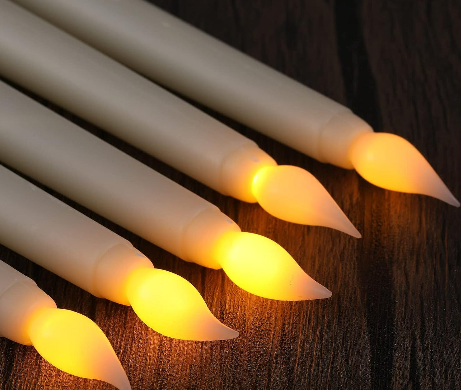 LED Taper Candle - Set of 5