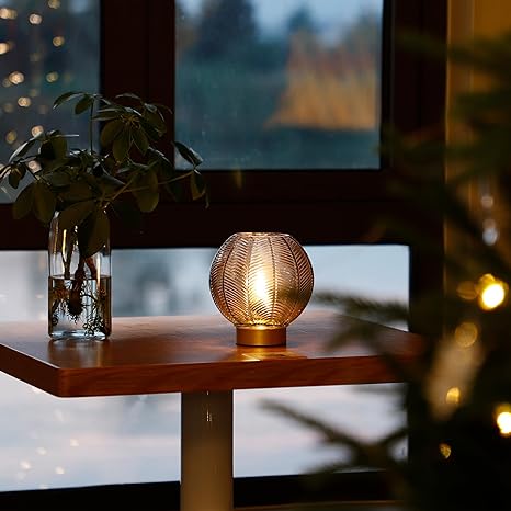 Cordless Amber Table Lamp