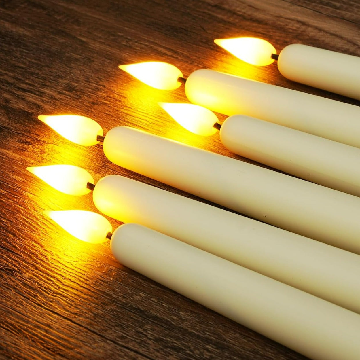 LED Taper Candle - Set of 10