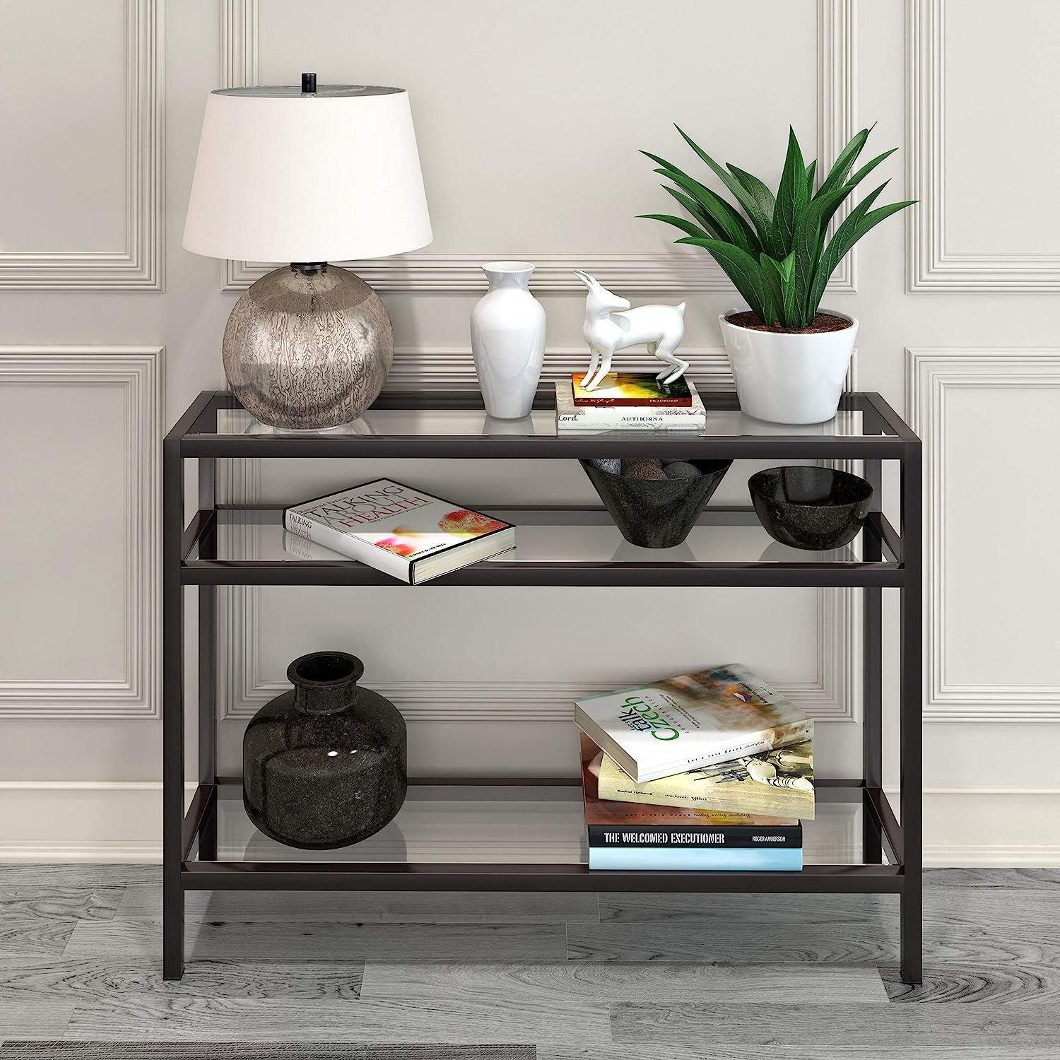 Blackened Bronze Console Table