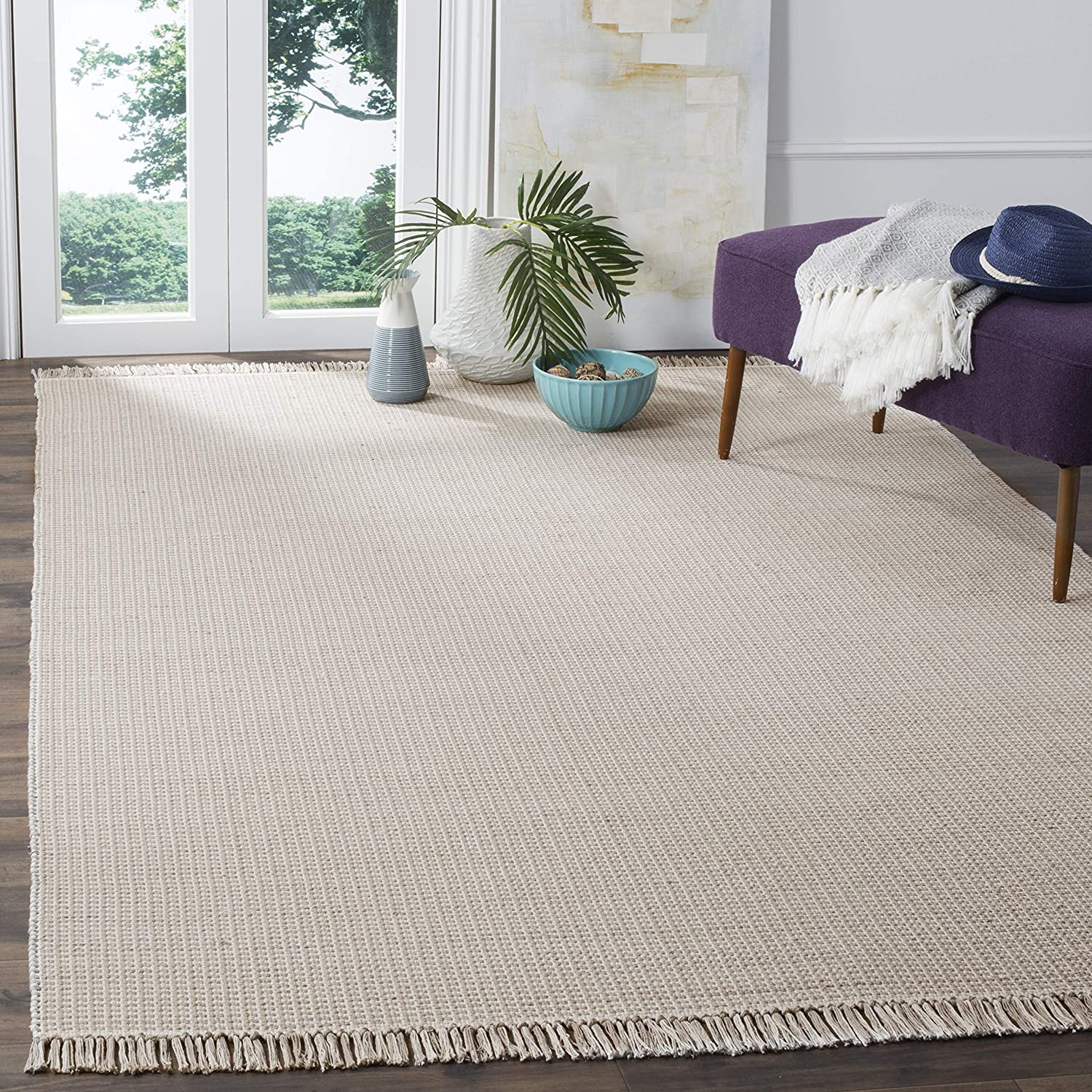 Handwoven Cotton Area Rug 6x9