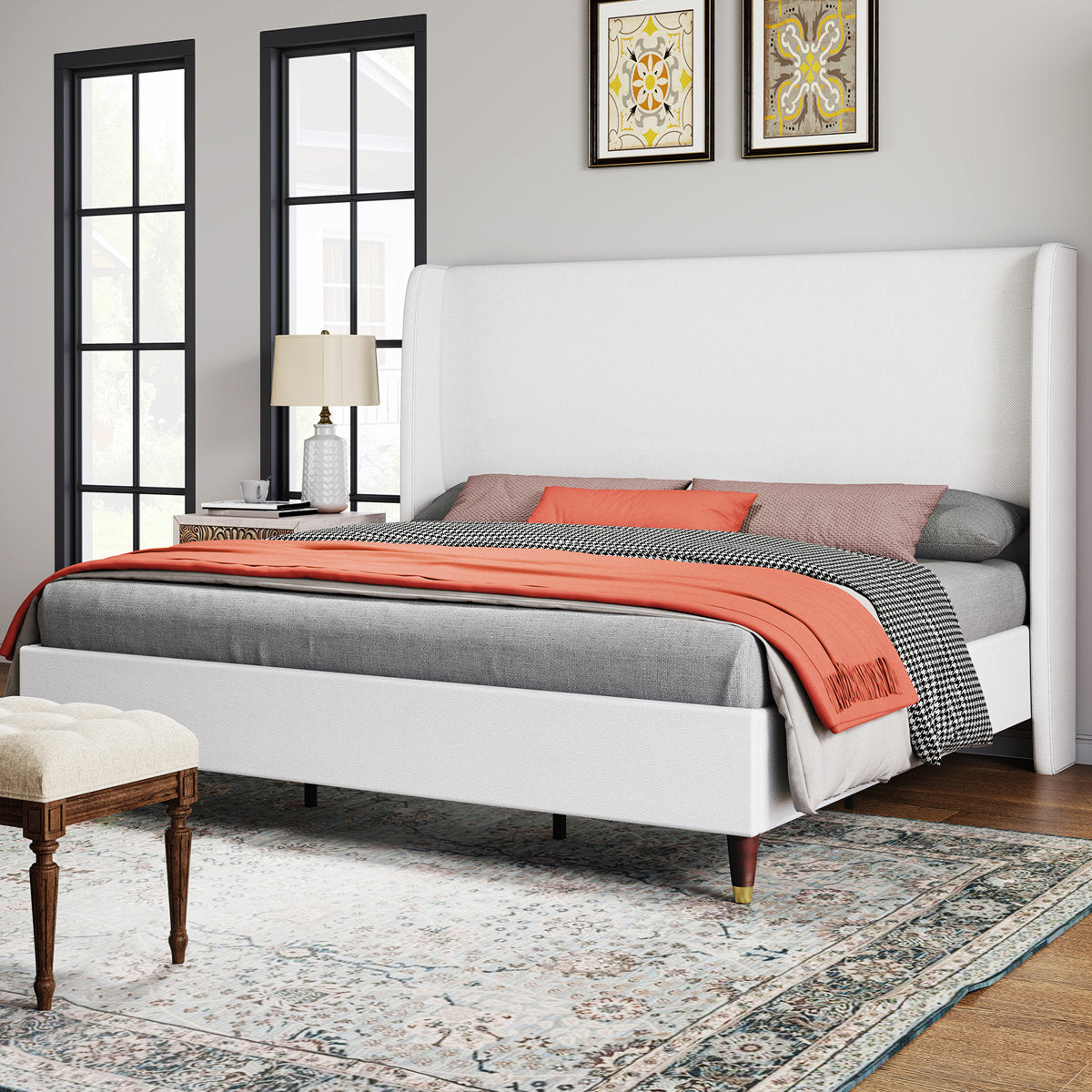 Upholstered Queen Bedframe