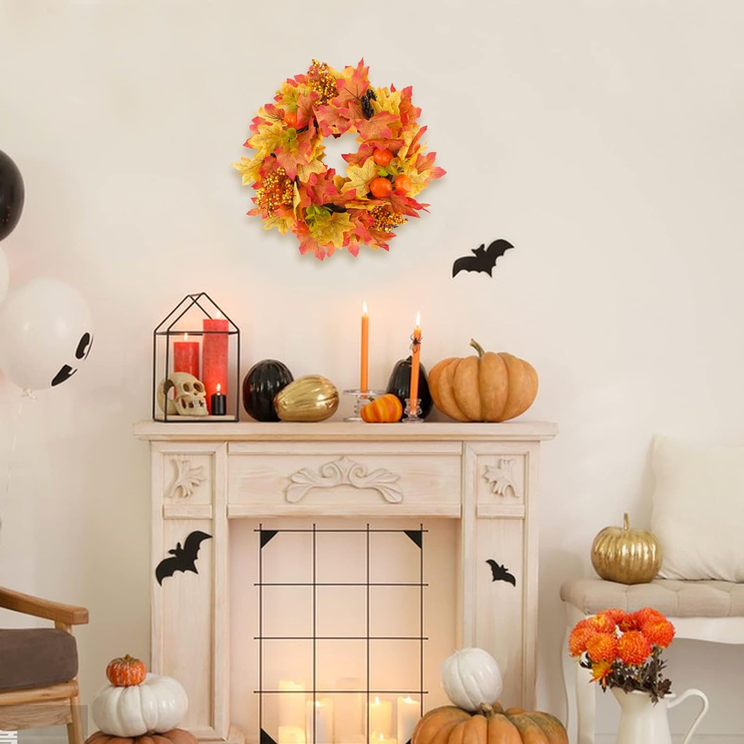 Autumn Leaves Wreath