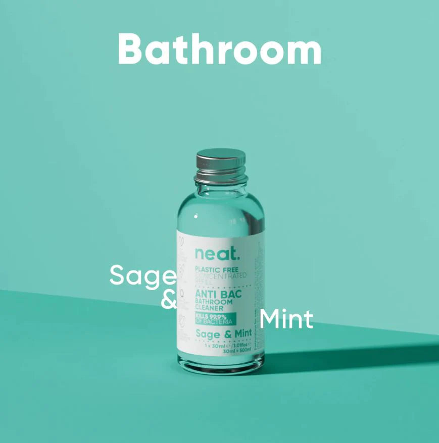 Antibacterial bathroom cleaner