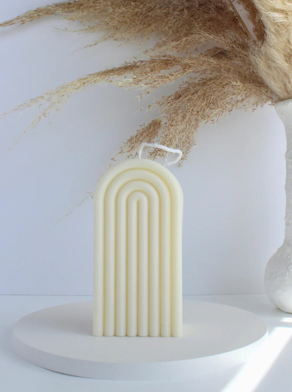 Rainbow candle