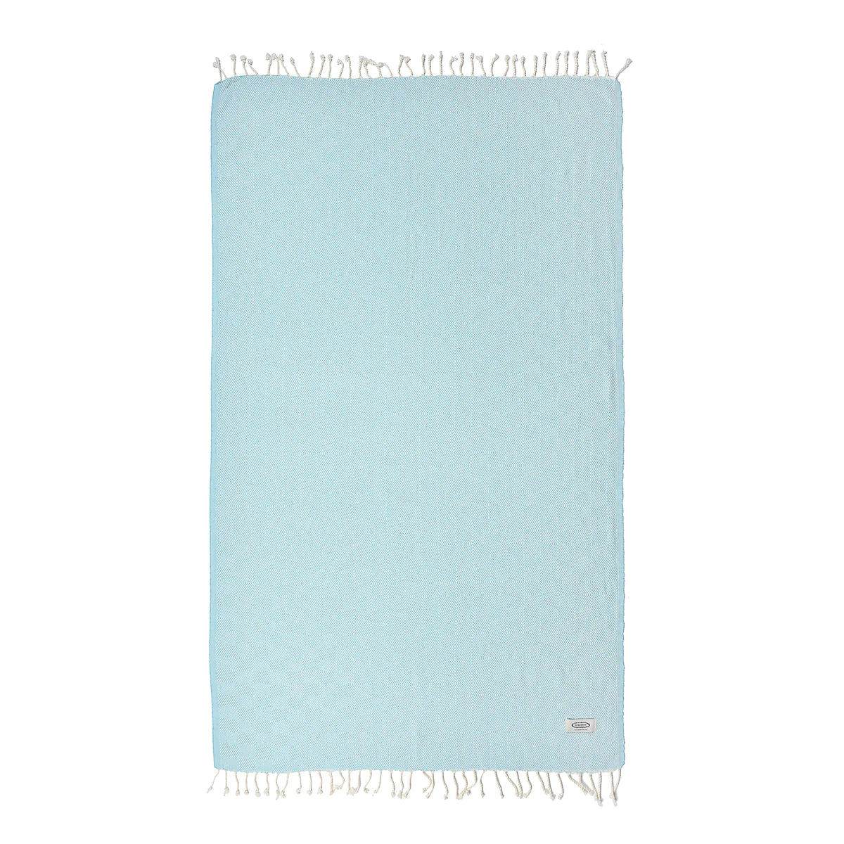 Turquoise Diamond Pattern Throws or Beach Blanket