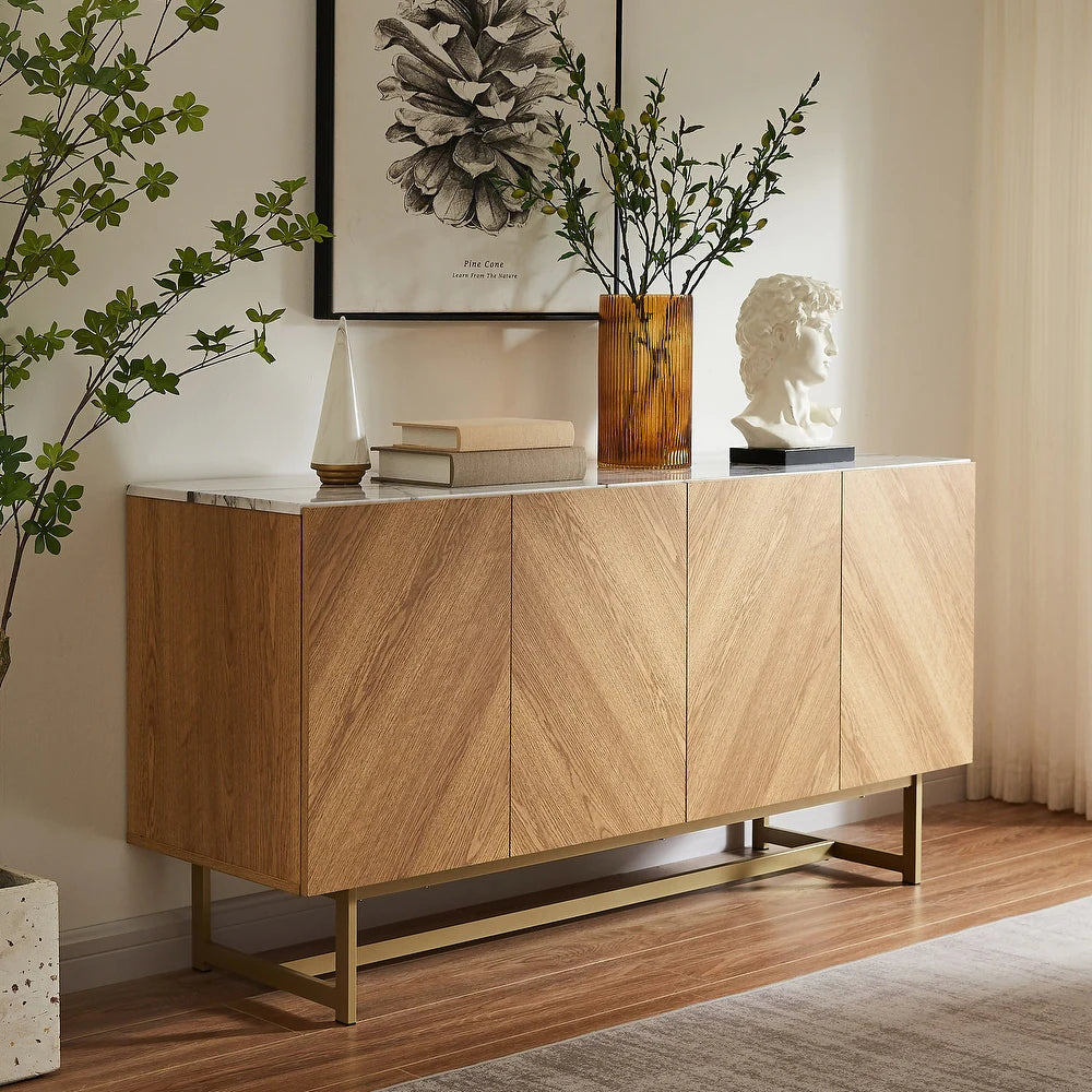 Modern Media Console Cabinet