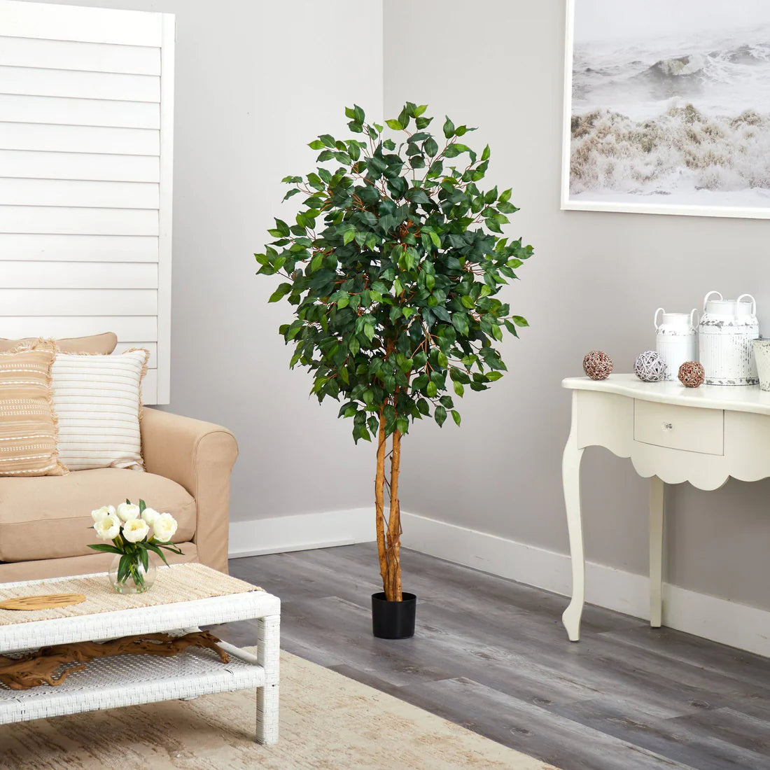 Artificial Faux Silk Tree 60" / 5'