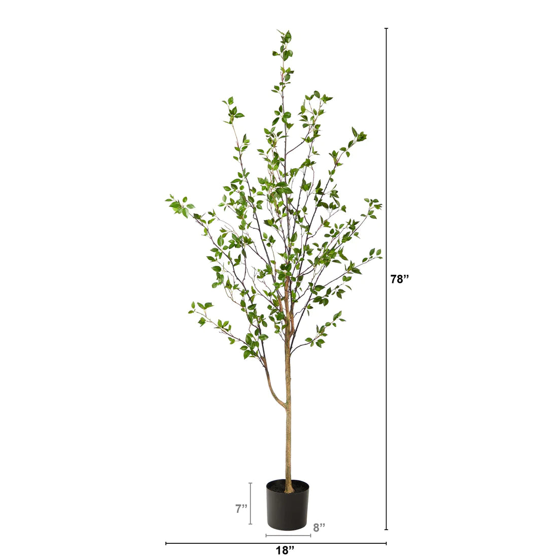 Minimalist Citrus Artificial Tree (6.5ft)