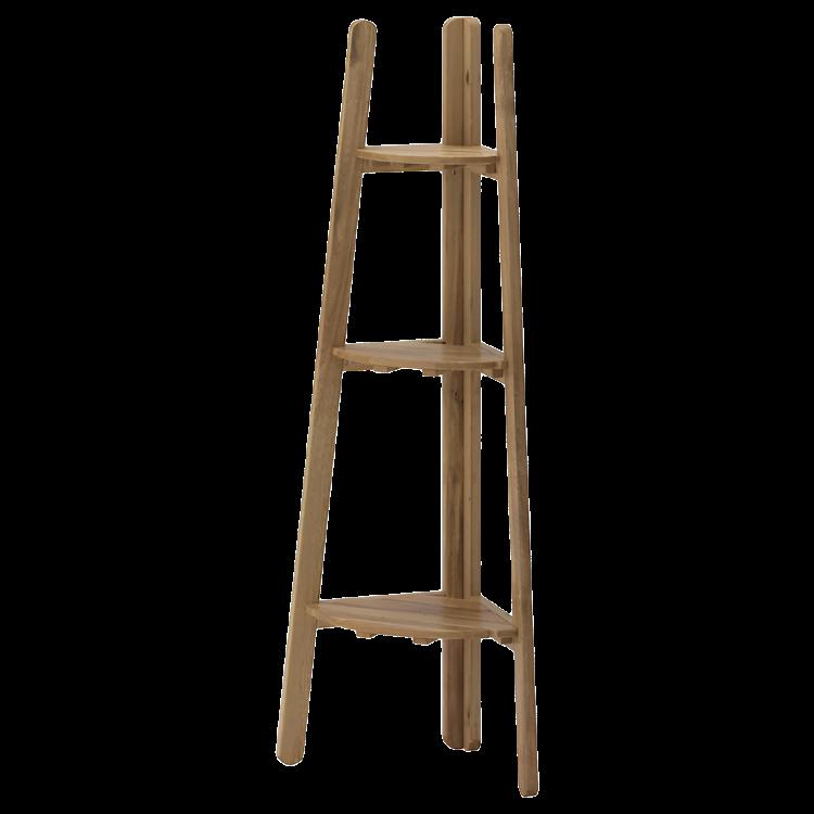 Light Brown Wooden Plant Stand