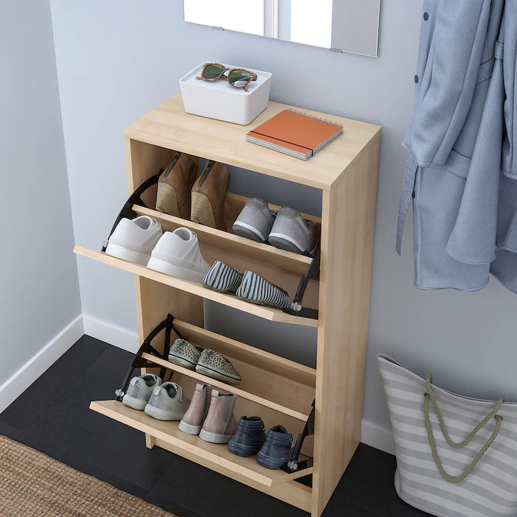 2 Compartment Shoe Cabinet
