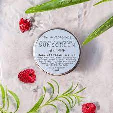 Vegan Sunscreen | SPF 30+ - Aloe Vera & Lavender 0.5oz