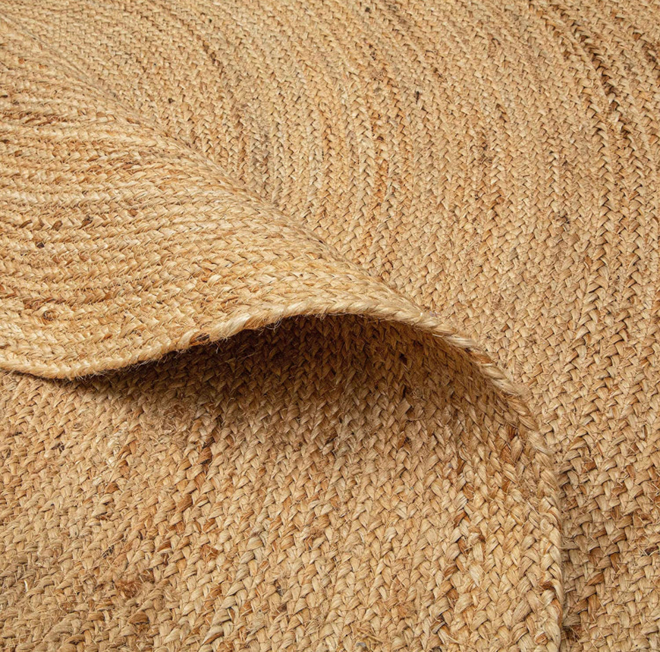 4ft Braided Jute Rug