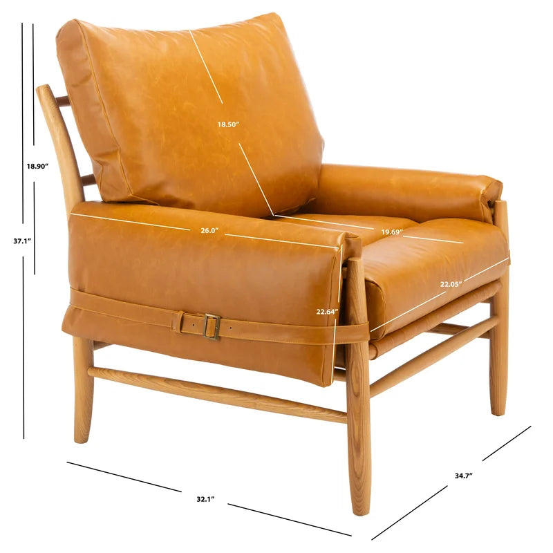 Vegan Leather Armchair