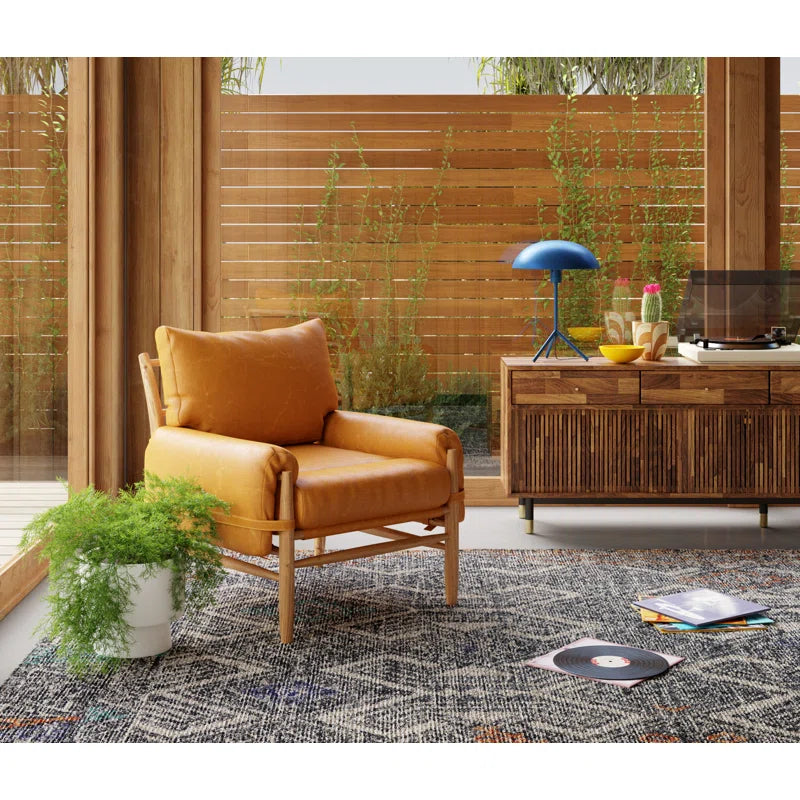 Vegan Leather Armchair