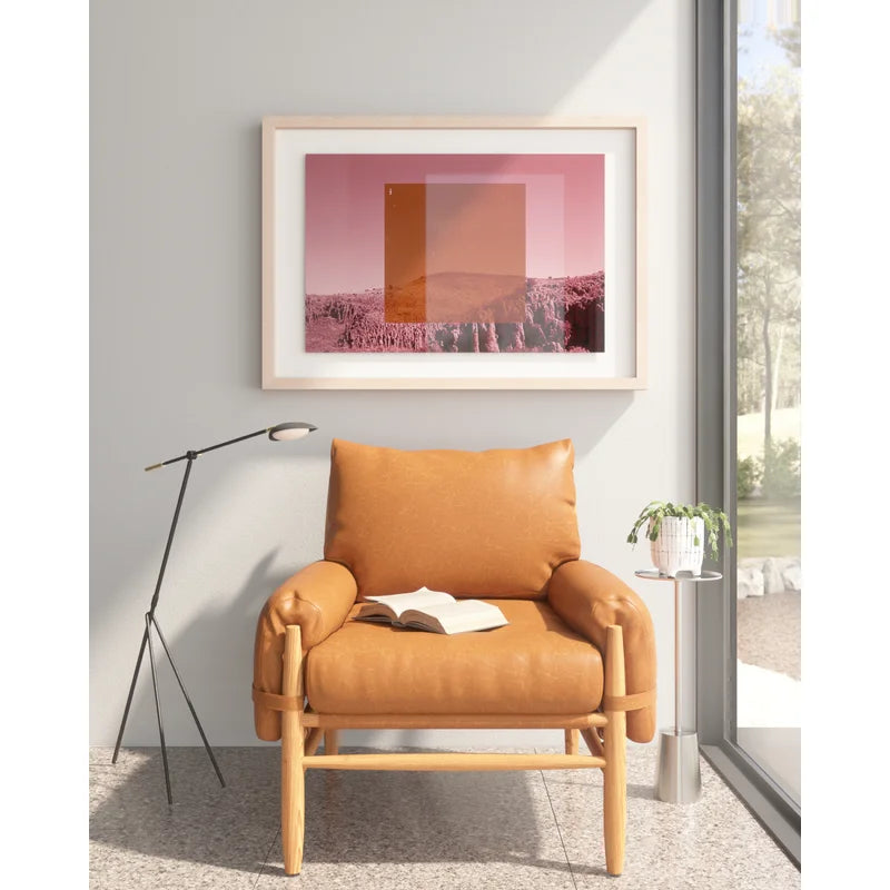 Vegan Leather Armchair
