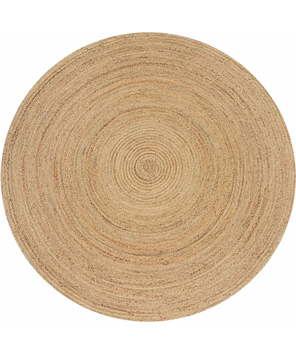 4ft Braided Jute Rug