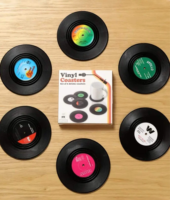 Retro Coaster Set of 6
