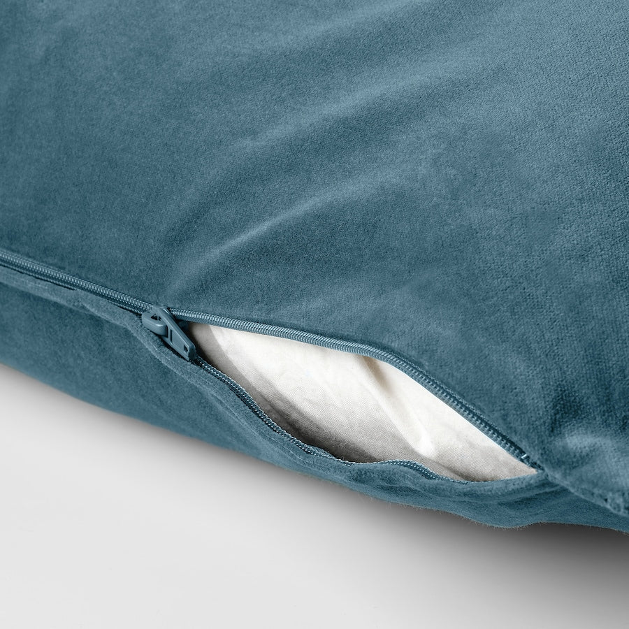 Azure Velvet Cushion