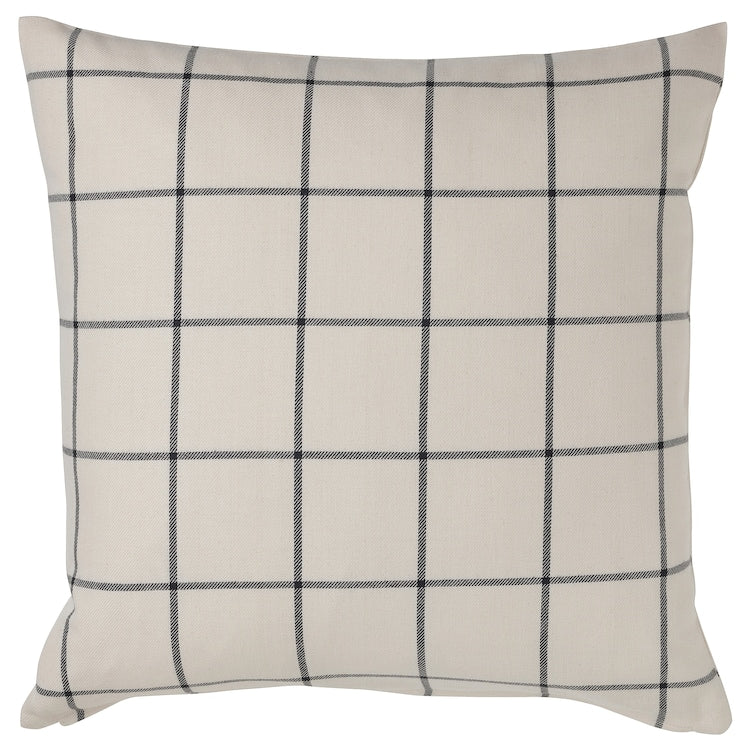 Black White Plaid Cushion