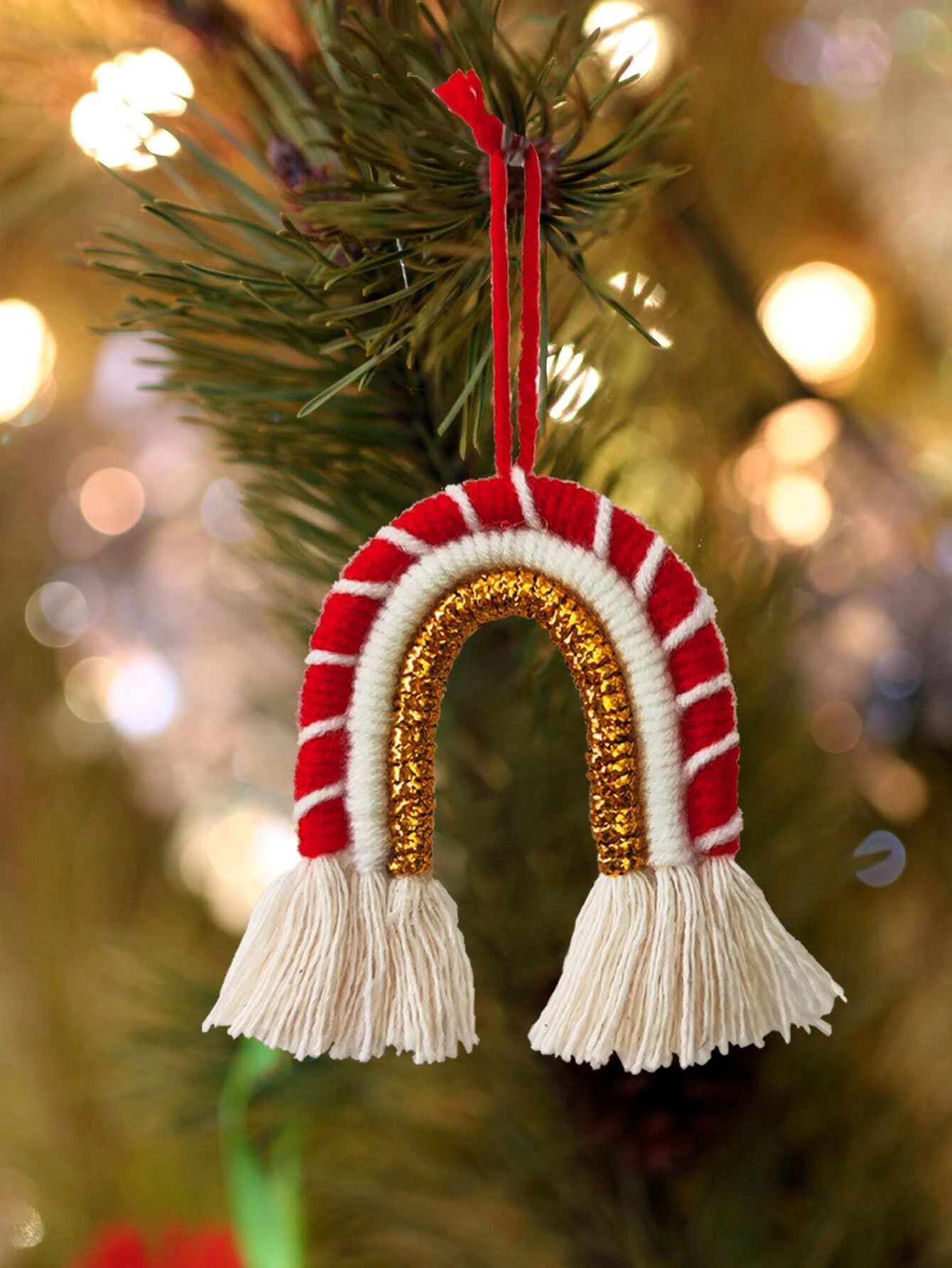 Christmas Rainbow Ornament