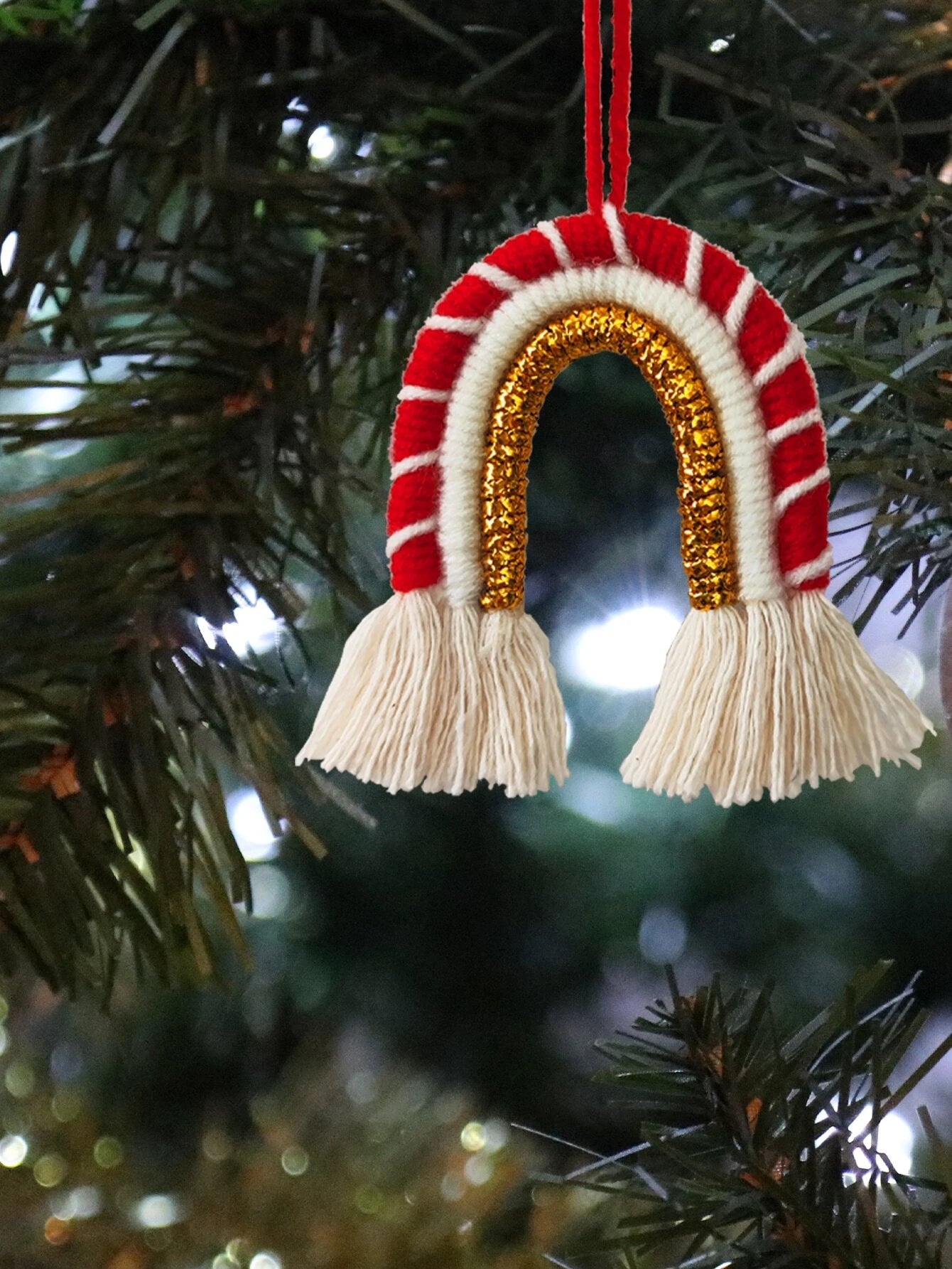 Christmas Rainbow Ornament