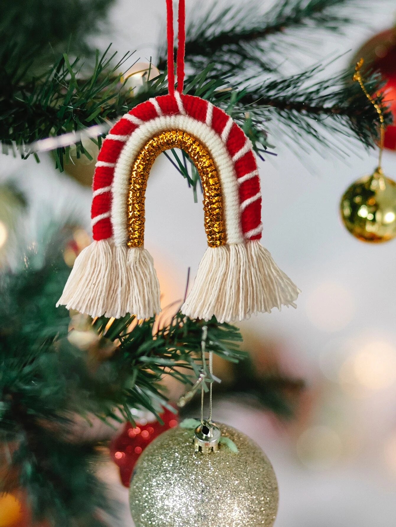 Christmas Rainbow Ornament