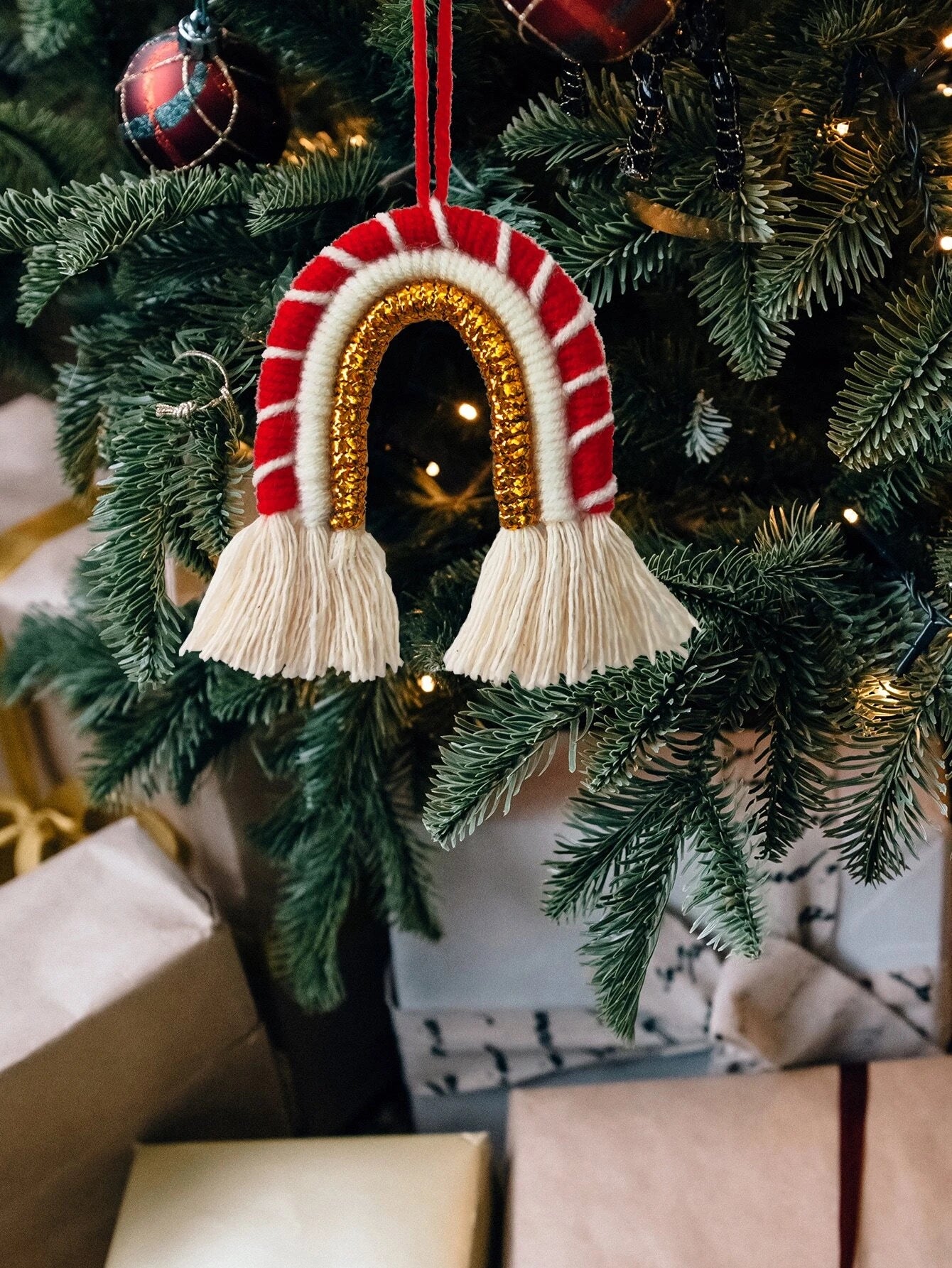 Christmas Rainbow Ornament