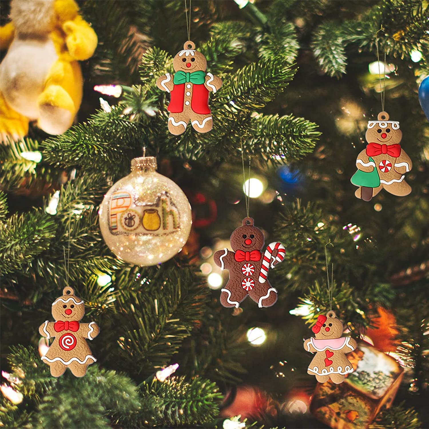 Gingerbread Christmas Tree Ornaments
