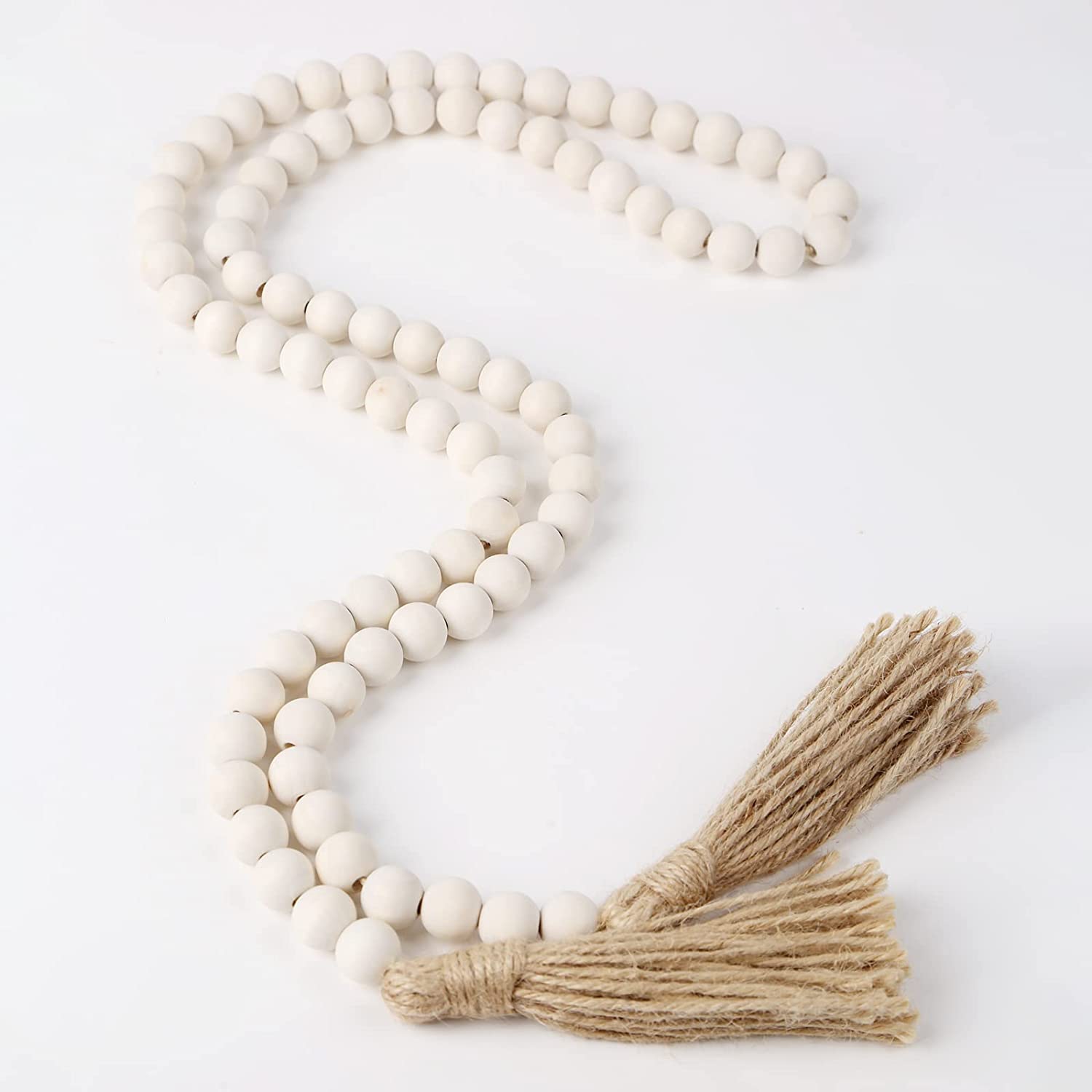 60" Wood Bead Garland