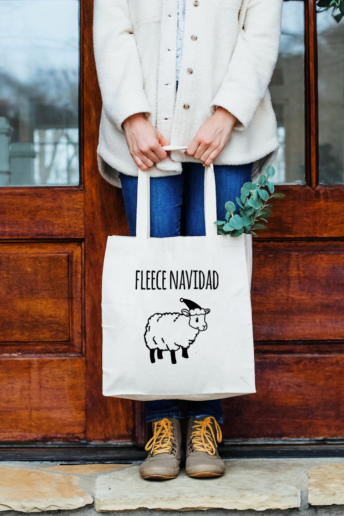 Tote Bag - Fleece Navidad