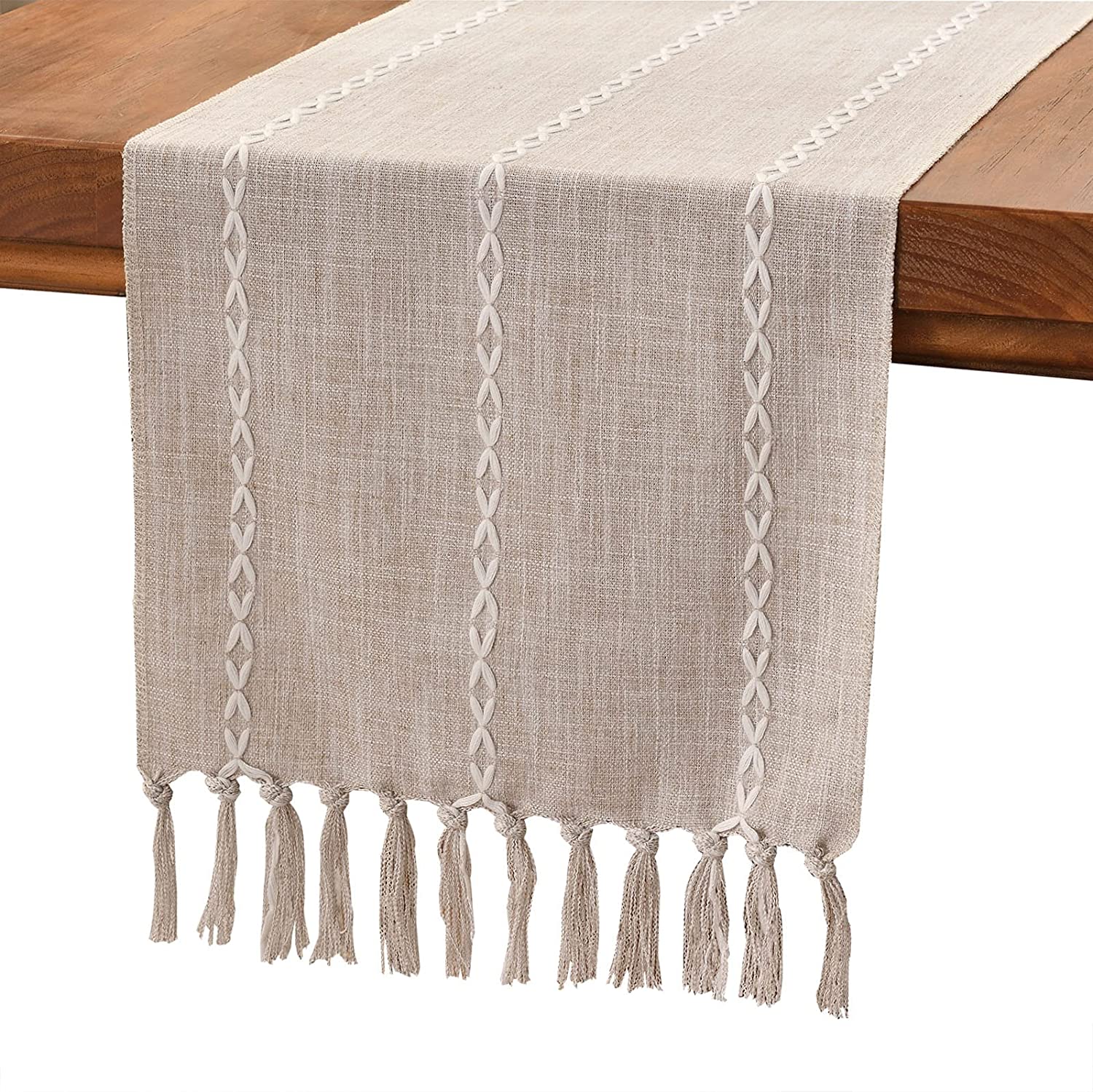 Light Mocha - Linen Table Runner