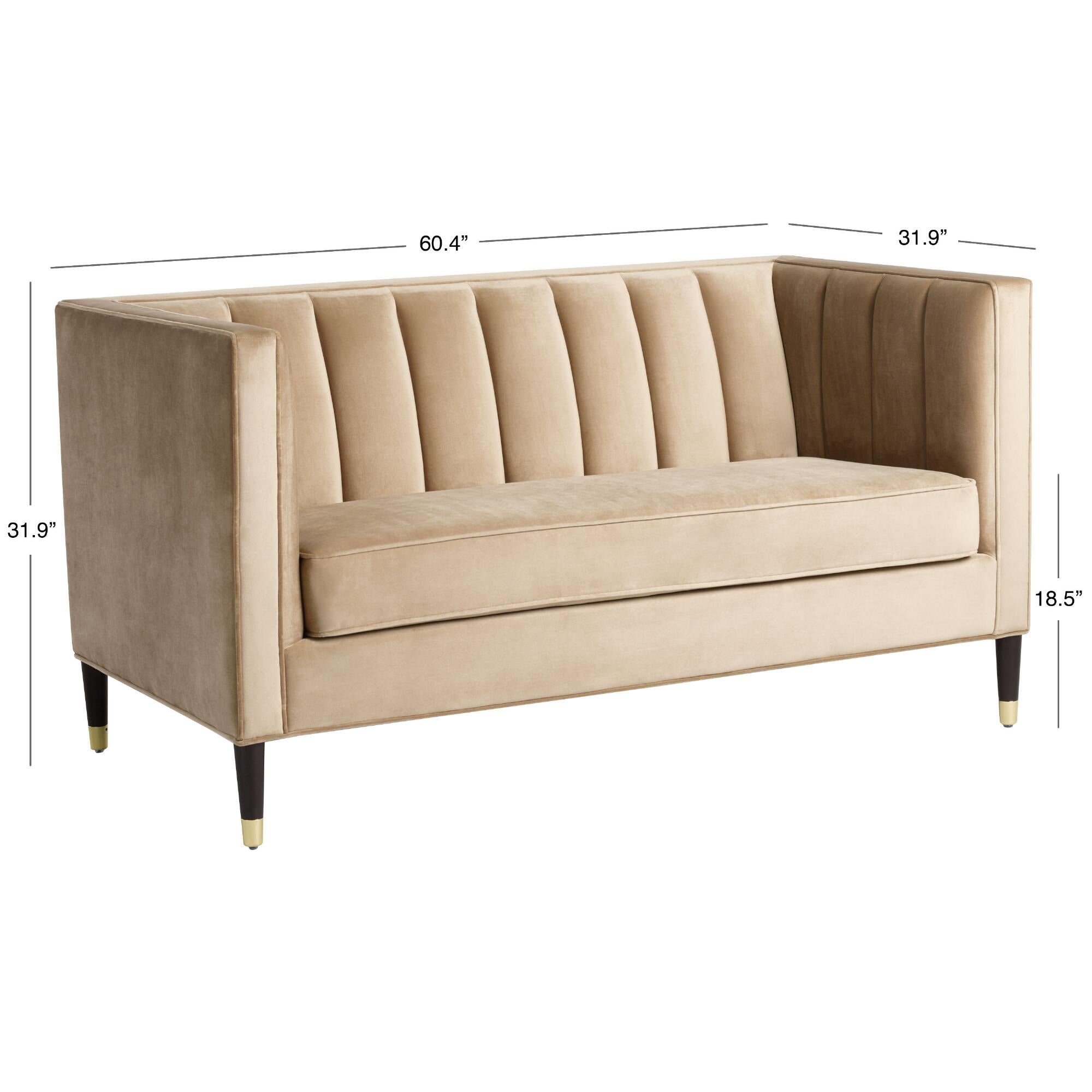 Tufted Love Seat Sofa