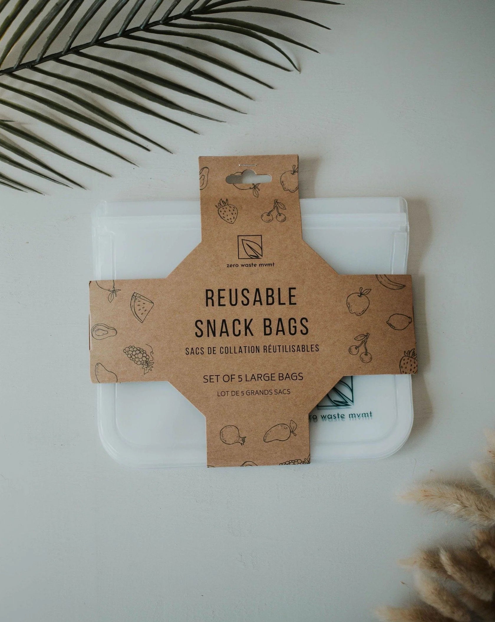 Reusable Snack Bags | Eco-Friendly Zip Pouch