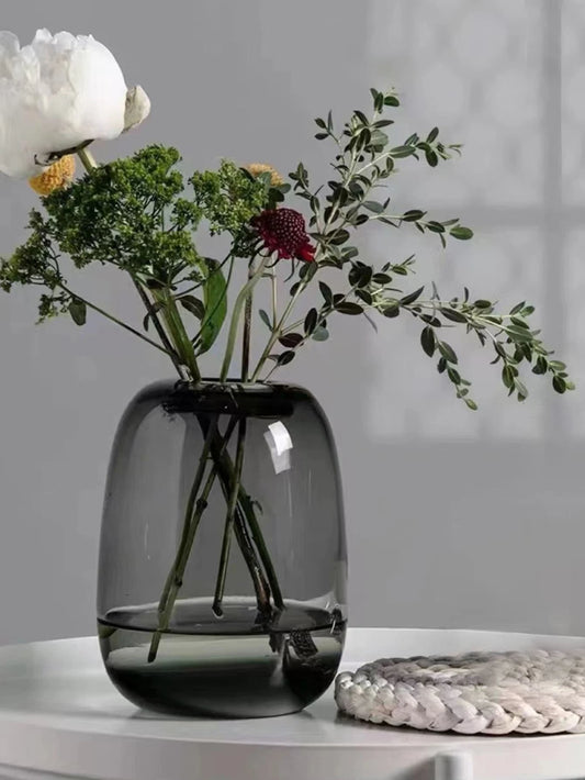 Smokey Glass Vase