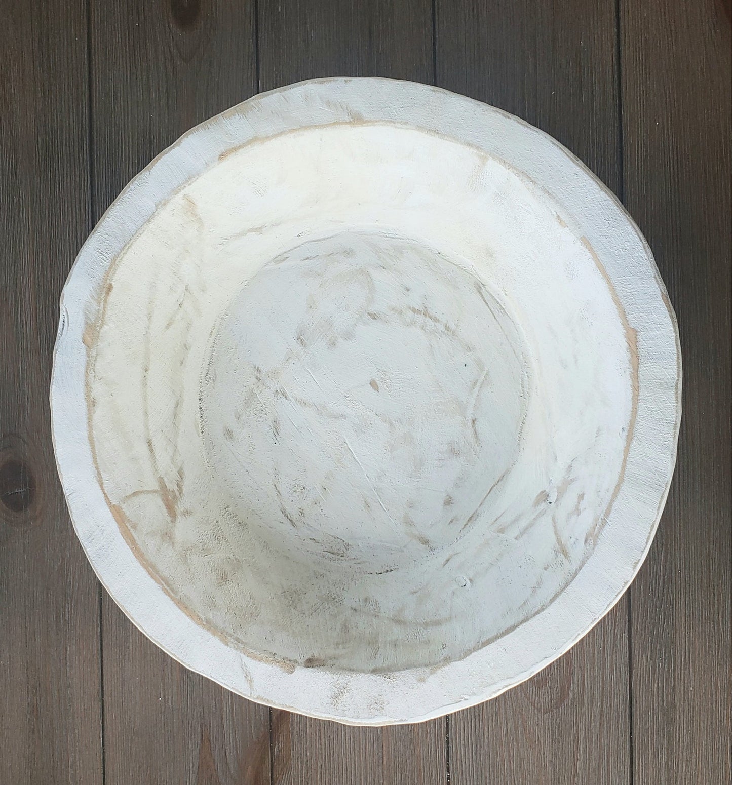 Round Wood Bowl