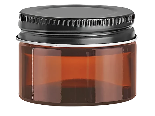 1 oz Glass Amber Jars