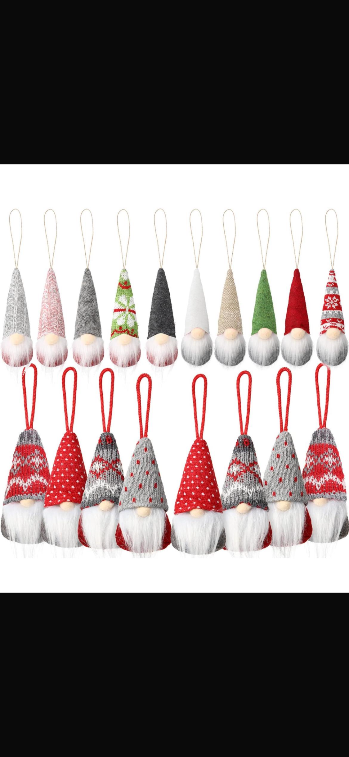 Assorted Christmas Gnome Ornaments