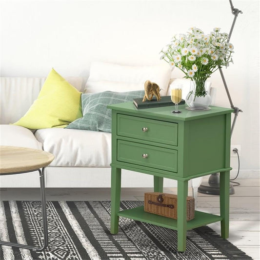 Wooden Nightstand (Clover)