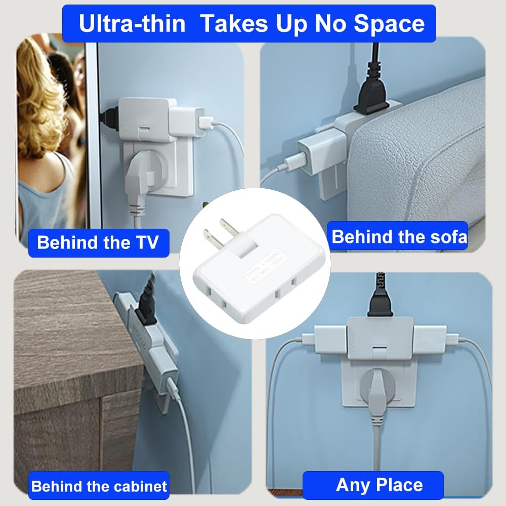 Flat Wall Outlet Extender