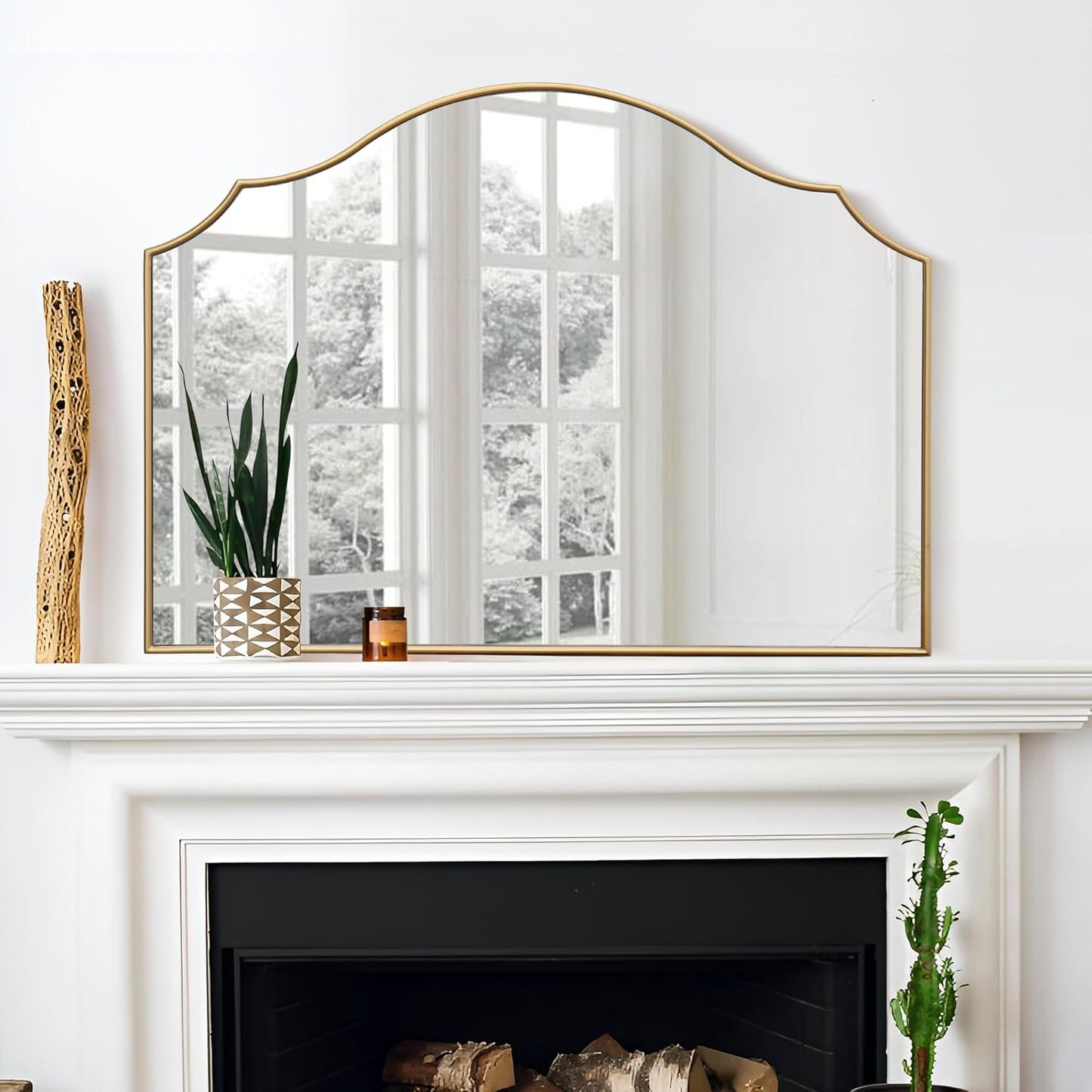 Scalloped Wall Mirror