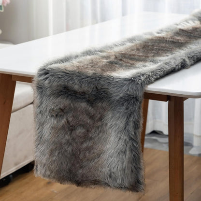 Faux Fur Table Runner