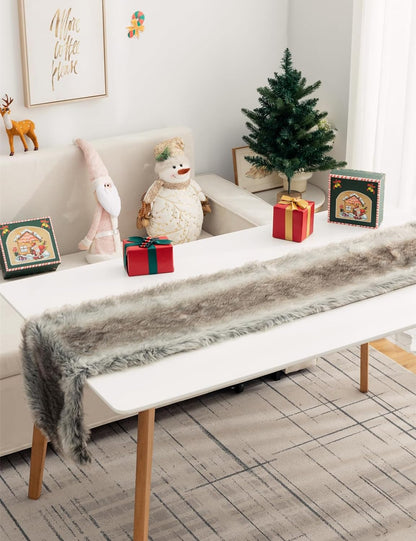 Faux Fur Table Runner