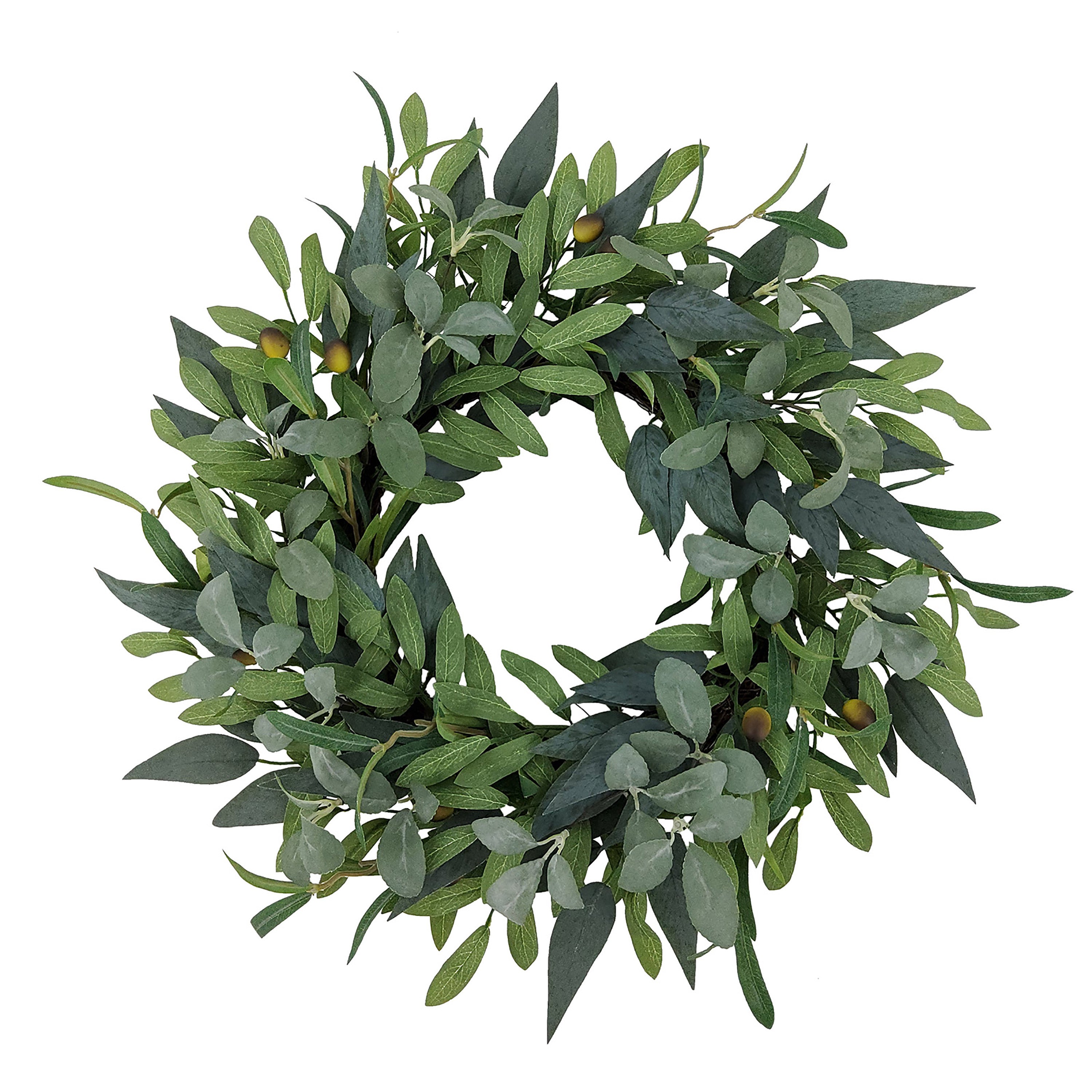 18" Olive Stems Wreath